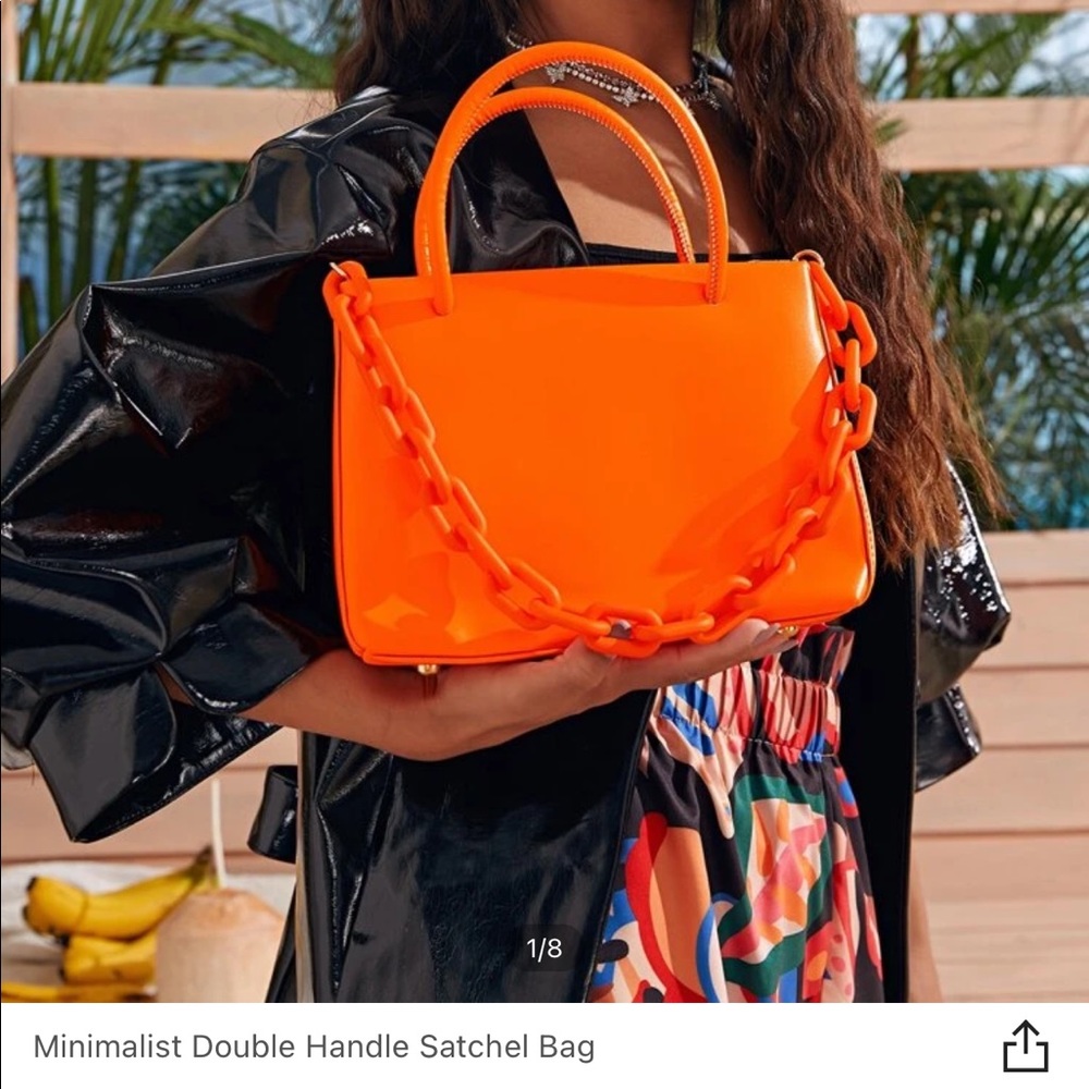 SHEIN Double Handle Satchel Bag